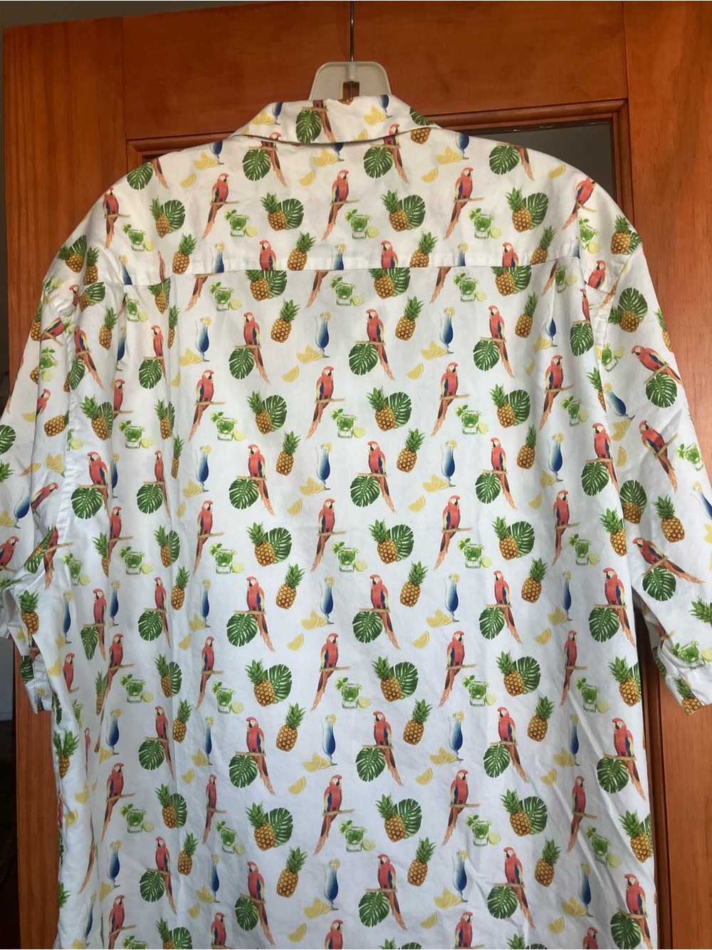 Parrots And Pineapples Caribbean Shirt Xl Parrot Parrot View 3